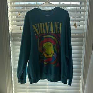 Urban outfitters oversized nirvana crewneck